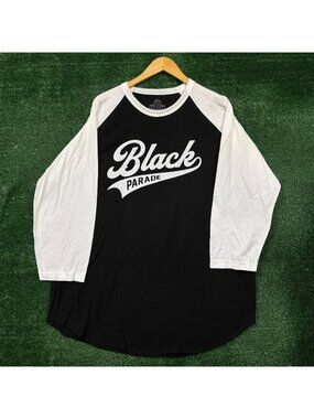 My Chemical Romance Long Live The Black Parade Rock Band Baseball Tee Size 2XL